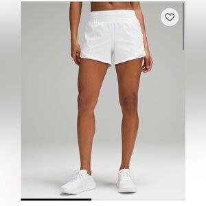 lululemon athletica White Hotty Hot Shorts
